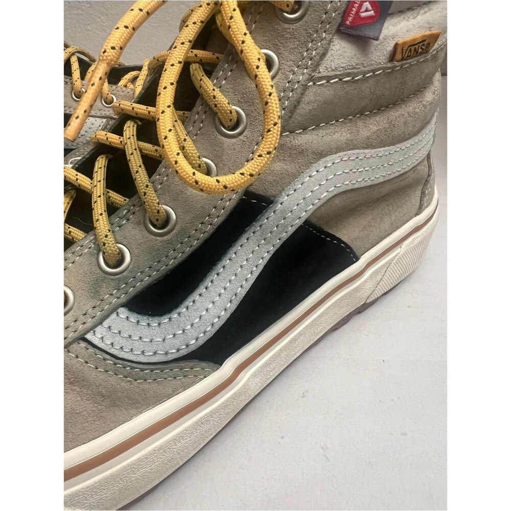 Vans SK8-HI MTE-2 Hi-Top Suede Sneakers Mens Sz 10.5 Khaki Water Resistant Shoes - Picture 16 of 16